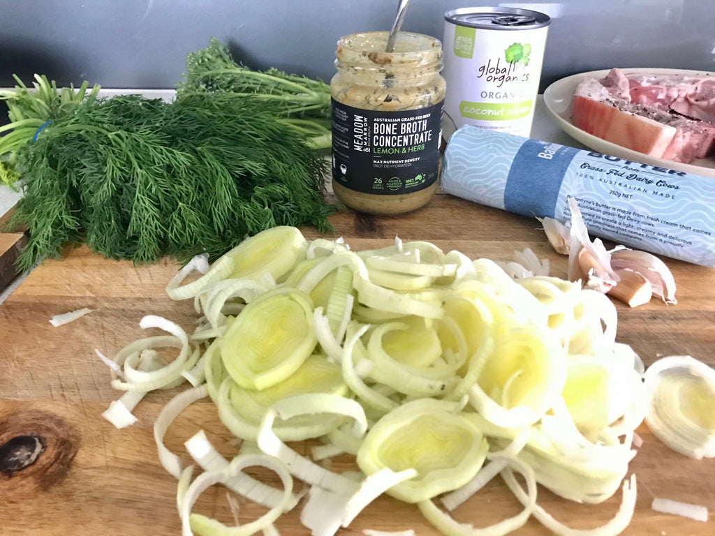 Braised Leeks With Garlic And Lemon &ndash; Gevity Rx Australia