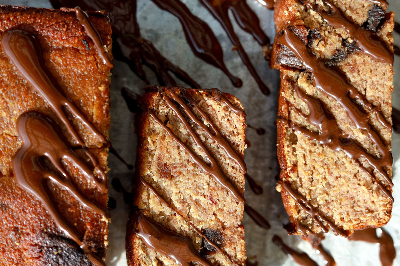 Salted Caramel Banana Bread