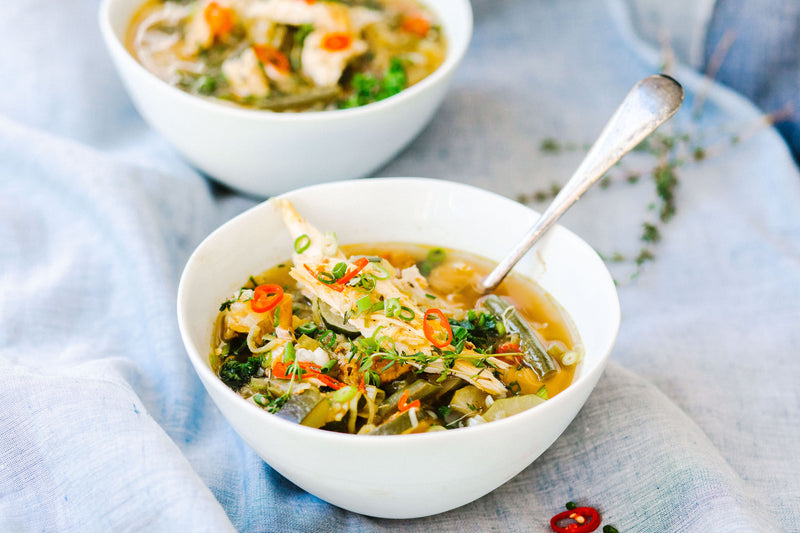 Easy Chicken & Veggie Soup