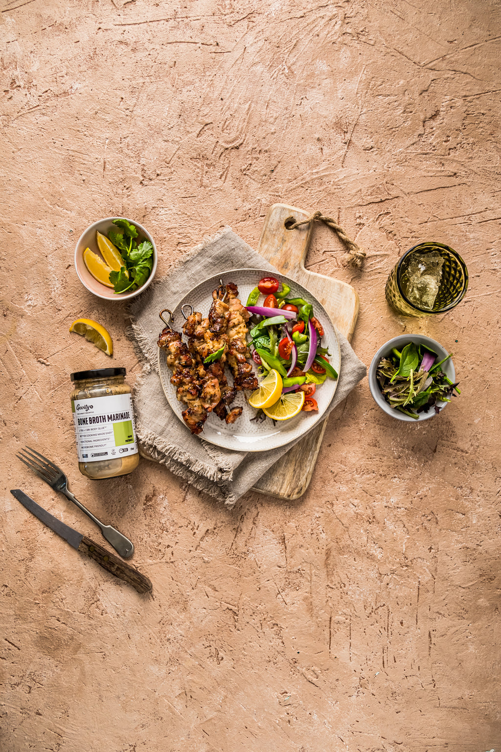 Bone Broth Marinade Chicken Skewers Gevity Rx Australia