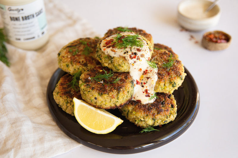 Zucchini & Quinoa Herbed Fritters