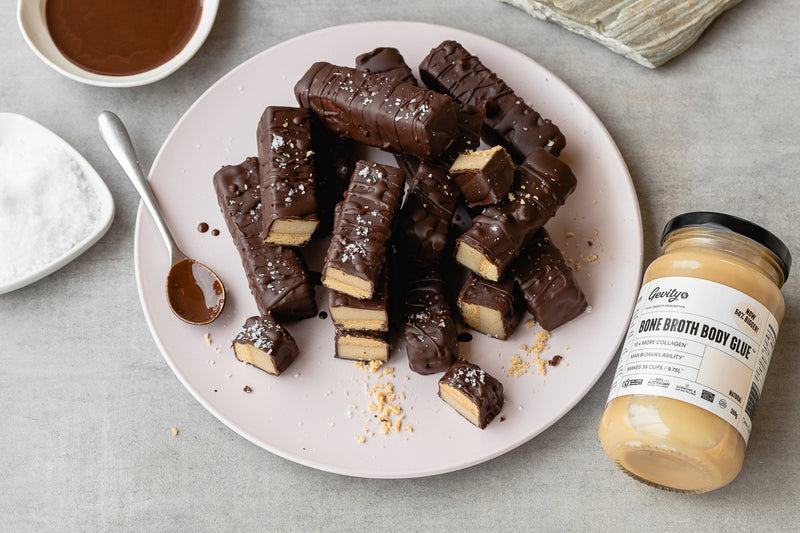 Bone Broth Twix Bars