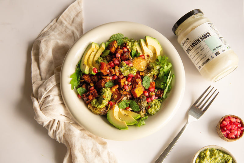 Roasted Pumpkin & Pomegranate Salad