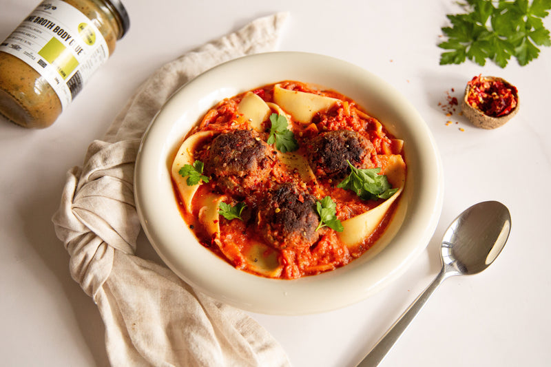 Lasagne Meatball Soup