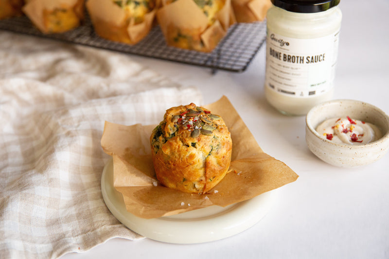 Savoury Green Muffins