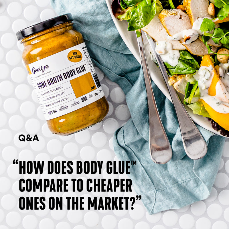 How does Body Glue™ compare to cheaper broths on the market?