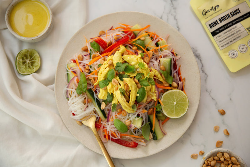 Vietnamese Turmeric Chicken Salad