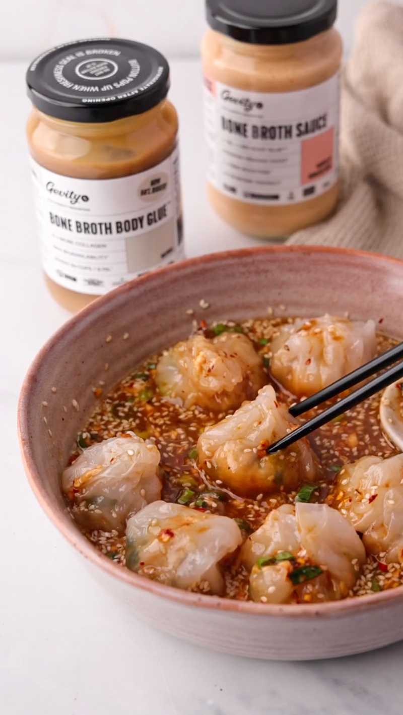 Chicken Rice Paper Dumplings