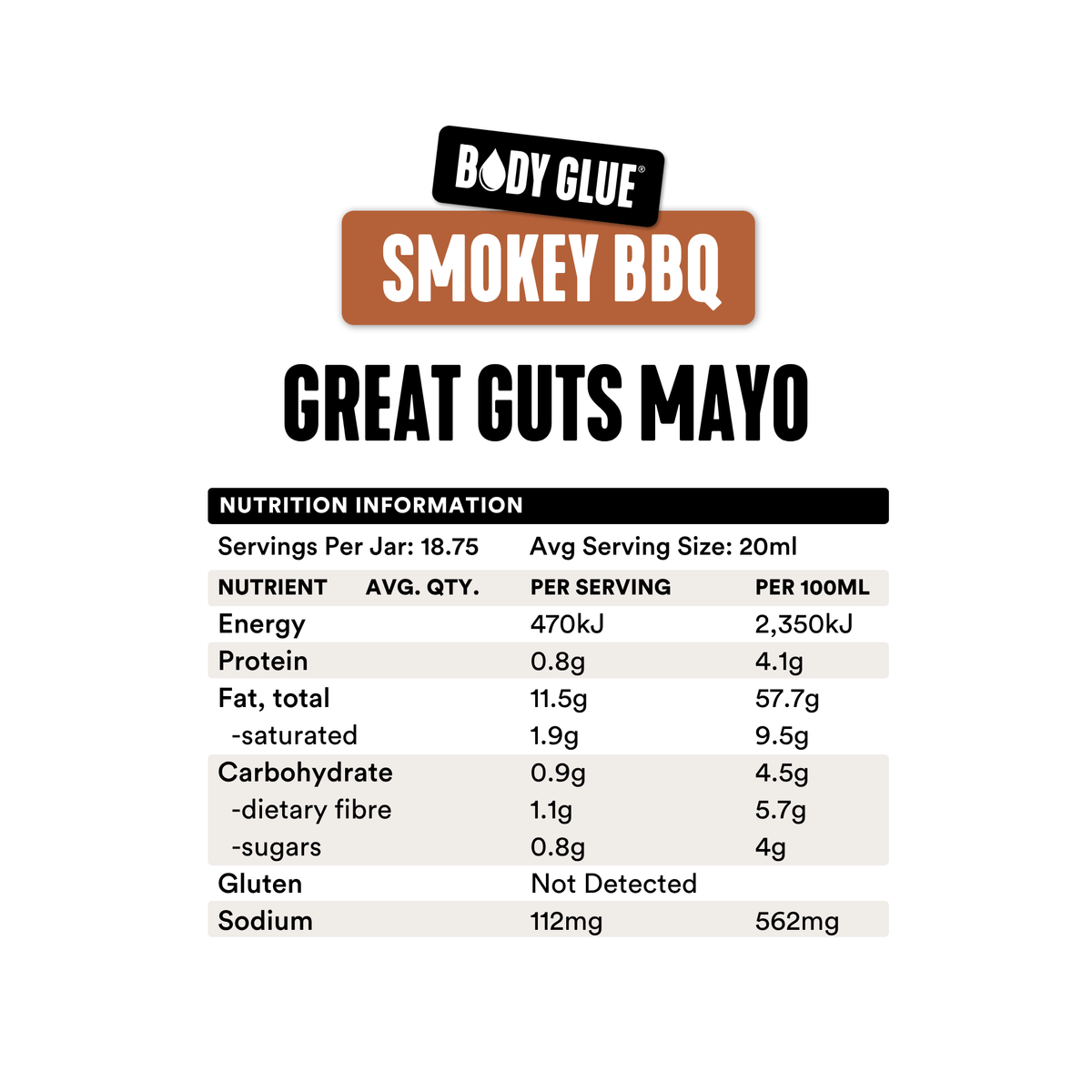 Great Guts Mayo - Smokey BBQ