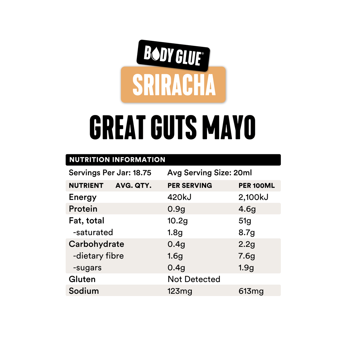 Great Guts Mayo - Sriracha