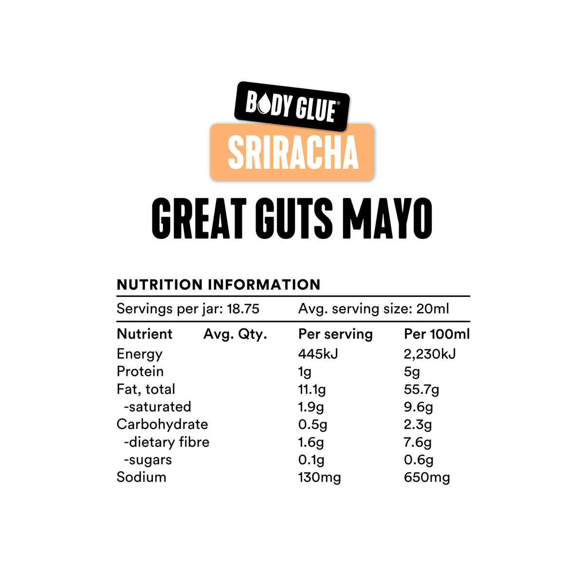 Great Guts Mayo - Sriracha